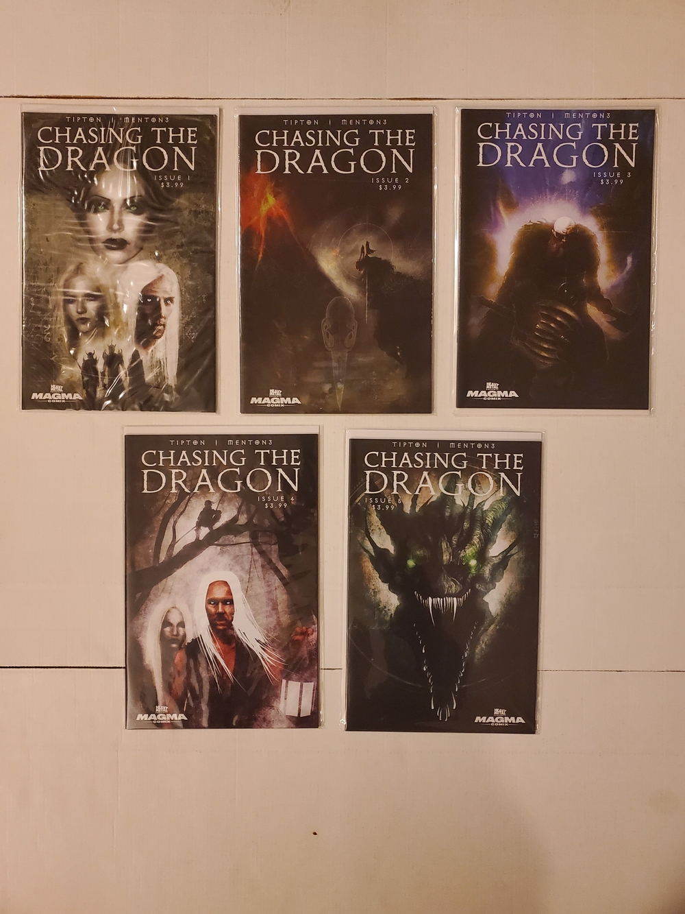 Chasing the Dragon #1-5 (Magma 2021 1 2 3 4 5) Denton J. Tipton / Menton3 NM